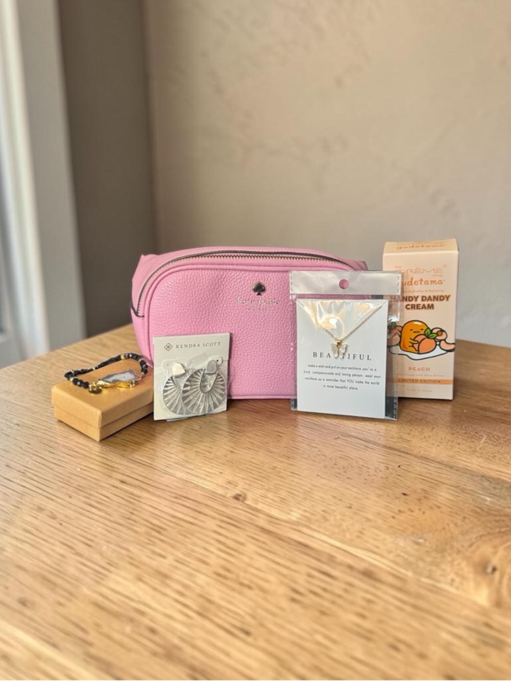 ♠️ Kate Spade Emma Pebbled Leather Belt Bag – Mandavilla Pink NWOT 💕